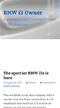 Mobile Screenshot of bmwi3owner.com